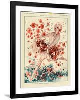 1920s France La Vie Parisienne Magazine Plate-null-Framed Giclee Print