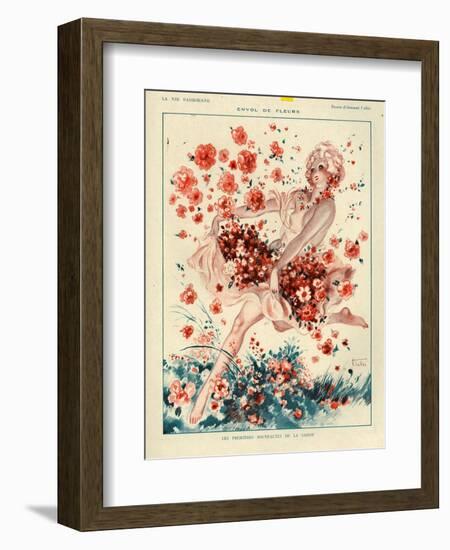 1920s France La Vie Parisienne Magazine Plate-null-Framed Giclee Print