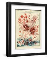 1920s France La Vie Parisienne Magazine Plate-null-Framed Giclee Print