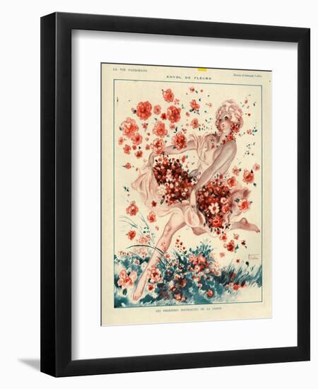 1920s France La Vie Parisienne Magazine Plate-null-Framed Giclee Print