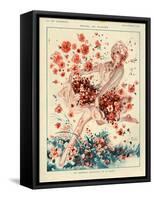 1920s France La Vie Parisienne Magazine Plate-null-Framed Stretched Canvas