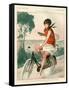 1920s France La Vie Parisienne Magazine Plate-null-Framed Stretched Canvas