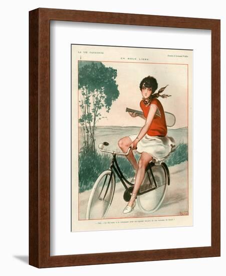 1920s France La Vie Parisienne Magazine Plate-null-Framed Giclee Print