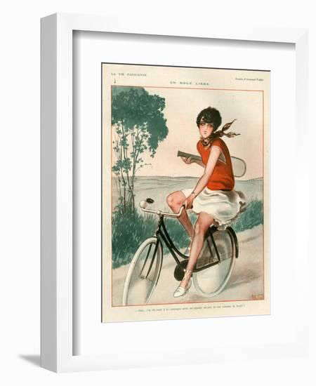 1920s France La Vie Parisienne Magazine Plate-null-Framed Giclee Print