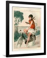 1920s France La Vie Parisienne Magazine Plate-null-Framed Giclee Print