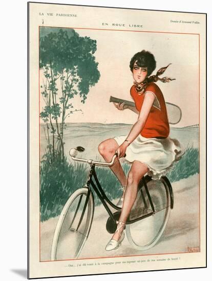 1920s France La Vie Parisienne Magazine Plate-null-Mounted Giclee Print