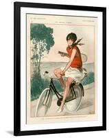 1920s France La Vie Parisienne Magazine Plate-null-Framed Giclee Print