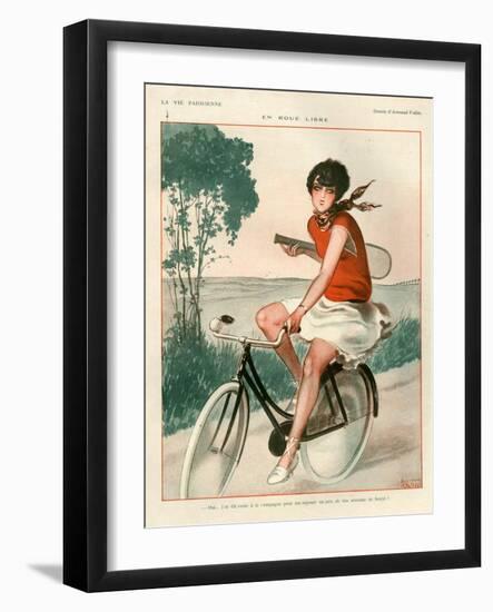 1920s France La Vie Parisienne Magazine Plate-null-Framed Giclee Print