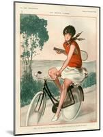 1920s France La Vie Parisienne Magazine Plate-null-Mounted Giclee Print