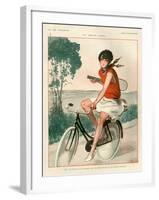 1920s France La Vie Parisienne Magazine Plate-null-Framed Giclee Print