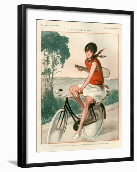 1920s France La Vie Parisienne Magazine Plate-null-Framed Giclee Print