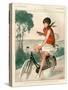 1920s France La Vie Parisienne Magazine Plate-null-Stretched Canvas