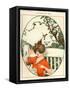 1920s France La Vie Parisienne Magazine Plate-null-Framed Stretched Canvas