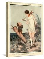 1920s France La Vie Parisienne Magazine Plate-null-Stretched Canvas