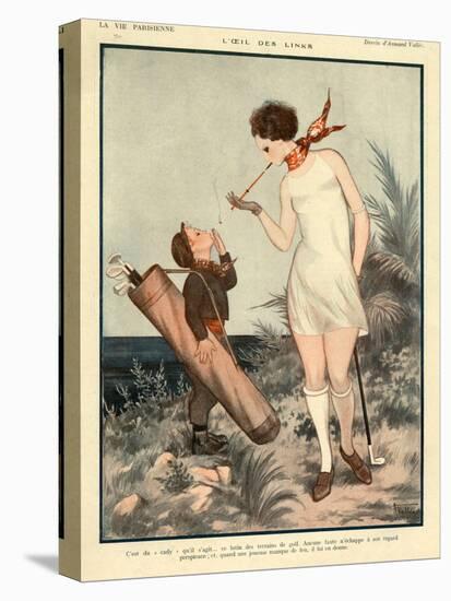 1920s France La Vie Parisienne Magazine Plate-null-Stretched Canvas