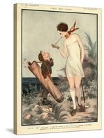 1920s France La Vie Parisienne Magazine Plate-null-Stretched Canvas