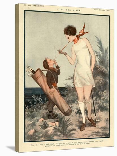 1920s France La Vie Parisienne Magazine Plate-null-Stretched Canvas