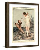 1920s France La Vie Parisienne Magazine Plate-null-Framed Giclee Print