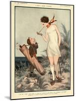 1920s France La Vie Parisienne Magazine Plate-null-Mounted Giclee Print