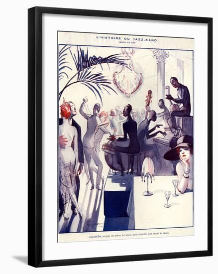 1920s France La Vie Parisienne Magazine Plate-null-Framed Giclee Print