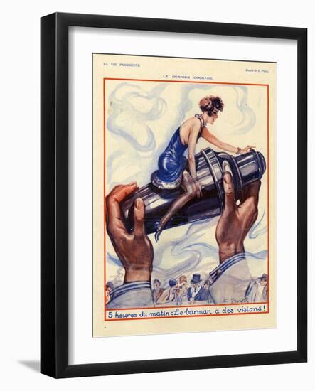 1920s France La Vie Parisienne Magazine Plate-null-Framed Giclee Print