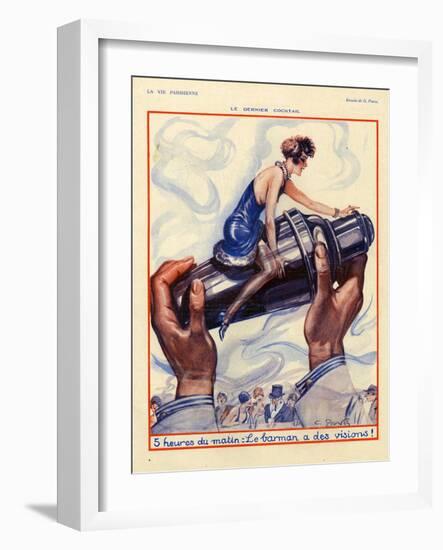 1920s France La Vie Parisienne Magazine Plate-null-Framed Giclee Print