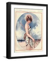 1920s France La Vie Parisienne Magazine Plate-null-Framed Giclee Print