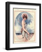 1920s France La Vie Parisienne Magazine Plate-null-Framed Giclee Print