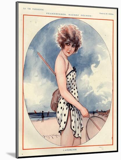 1920s France La Vie Parisienne Magazine Plate-null-Mounted Giclee Print