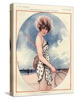 1920s France La Vie Parisienne Magazine Plate-null-Stretched Canvas