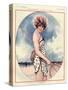 1920s France La Vie Parisienne Magazine Plate-null-Stretched Canvas