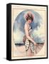 1920s France La Vie Parisienne Magazine Plate-null-Framed Stretched Canvas