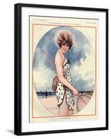 1920s France La Vie Parisienne Magazine Plate-null-Framed Giclee Print