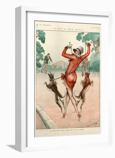 1920s France La Vie Parisienne Magazine Plate-null-Framed Giclee Print