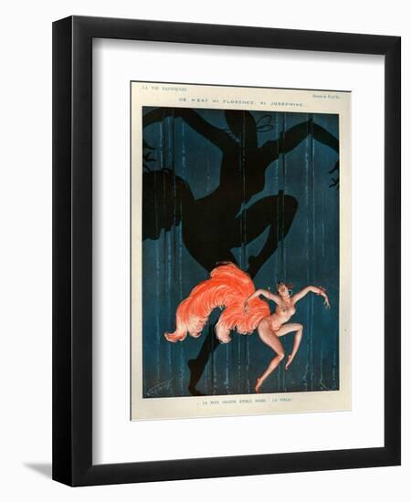 1920s France La Vie Parisienne Magazine Plate-null-Framed Giclee Print