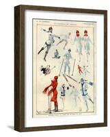 1920s France La Vie Parisienne Magazine Plate-null-Framed Giclee Print