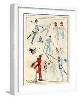 1920s France La Vie Parisienne Magazine Plate-null-Framed Giclee Print