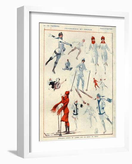 1920s France La Vie Parisienne Magazine Plate-null-Framed Giclee Print