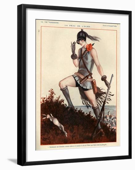 1920s France La Vie Parisienne Magazine Plate-null-Framed Giclee Print