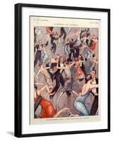 1920s France La Vie Parisienne Magazine Plate-null-Framed Giclee Print