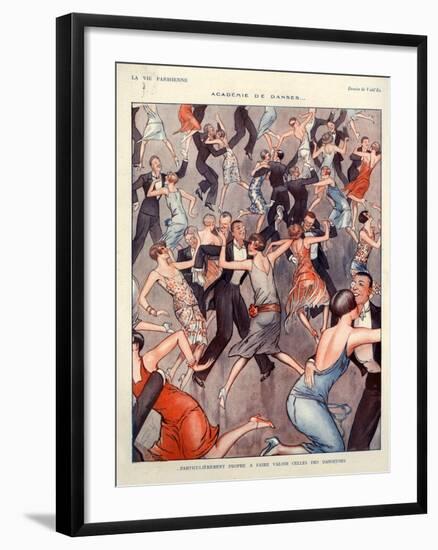 1920s France La Vie Parisienne Magazine Plate-null-Framed Giclee Print