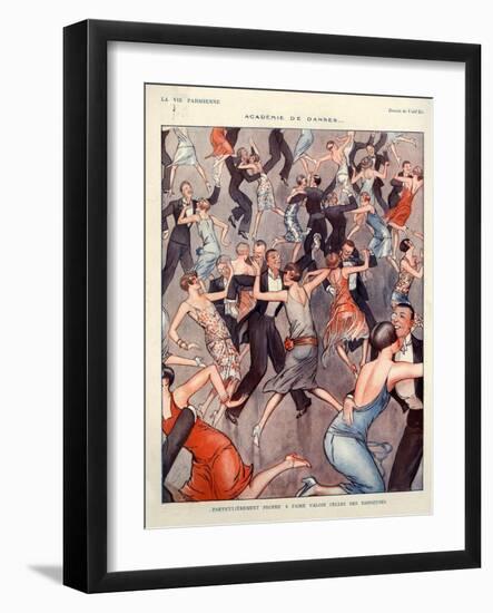 1920s France La Vie Parisienne Magazine Plate-null-Framed Giclee Print