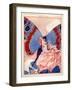 1920s France La Vie Parisienne Magazine Plate-null-Framed Premium Giclee Print