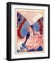 1920s France La Vie Parisienne Magazine Plate-null-Framed Premium Giclee Print