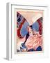 1920s France La Vie Parisienne Magazine Plate-null-Framed Premium Giclee Print