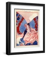 1920s France La Vie Parisienne Magazine Plate-null-Framed Giclee Print