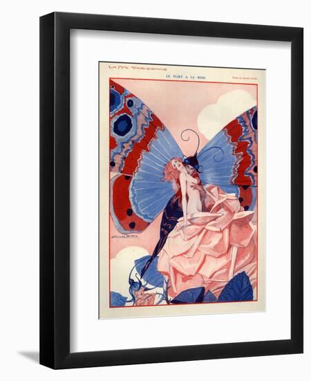 1920s France La Vie Parisienne Magazine Plate-null-Framed Giclee Print