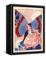 1920s France La Vie Parisienne Magazine Plate-null-Framed Stretched Canvas