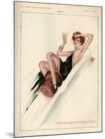 1920s France La Vie Parisienne Magazine Plate-null-Mounted Giclee Print