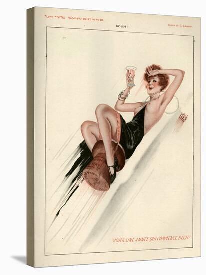 1920s France La Vie Parisienne Magazine Plate-null-Stretched Canvas